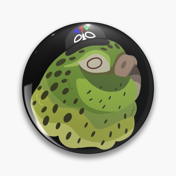 Item preview, CBS Sticker - (OC) Ollie the Night Parrot designed and sold by ClumsyPillbug.