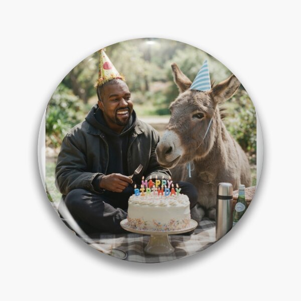 Item preview, Kanye west Donkey picnic donkeys animal pet nature meme memes funny parody christmas birthday  designed and sold by CheeseBlueprint.