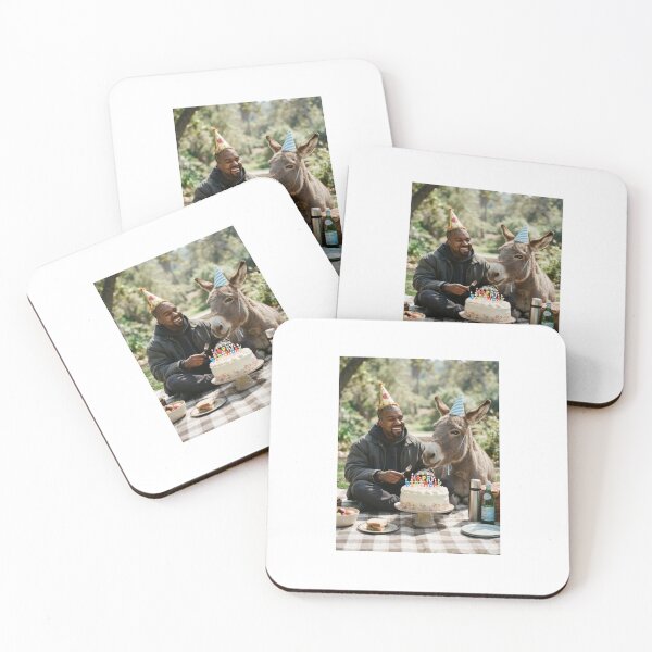 Item preview, Kanye west Donkey picnic donkeys animal pet nature meme memes funny parody christmas birthday  designed and sold by CheeseBlueprint.