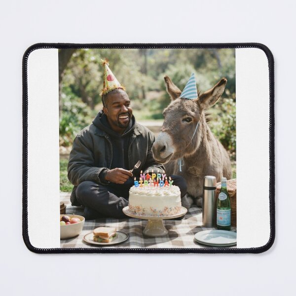 Item preview, Kanye west Donkey picnic donkeys animal pet nature meme memes funny parody christmas birthday  designed and sold by CheeseBlueprint.