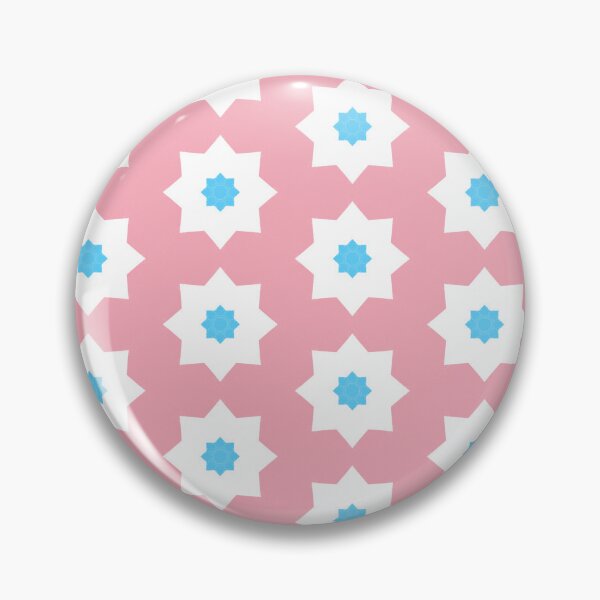 Item preview, Transgender Pride Geometric Star Pattern designed and sold by SweetLilith.