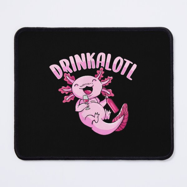 Item preview, Drinkalotl Axolotl Wine Lover Funny Cute Animal designed and sold by hanswe.