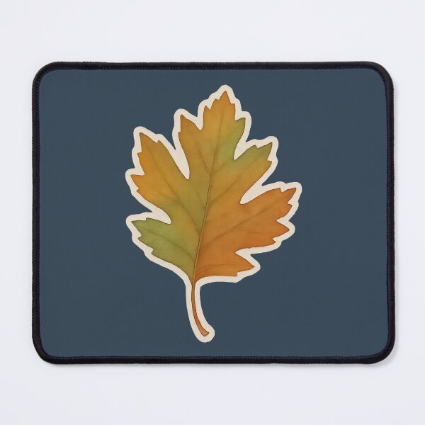 Item preview, Watercolor Botanical Leaves Nature Inspired Collection: Hawthorn designed and sold by PinUpPizzazz.