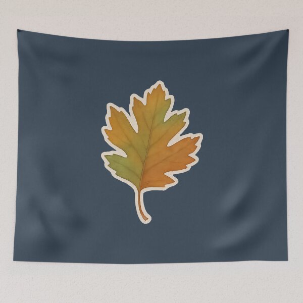 Item preview, Watercolor Botanical Leaves Nature Inspired Collection: Hawthorn designed and sold by PinUpPizzazz.
