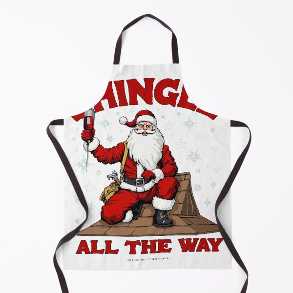 Item preview, Santa Roofer Shingle All The Way Christmas designed and sold by lht6474.