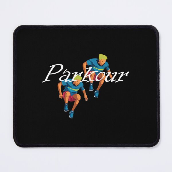 Item preview, Dynamic Parkour Art with Flowing Typography designed and sold by mewsahme.