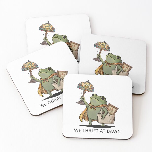 Item preview, We Thrift At Dawn Frog designed and sold by suhairee-studio.