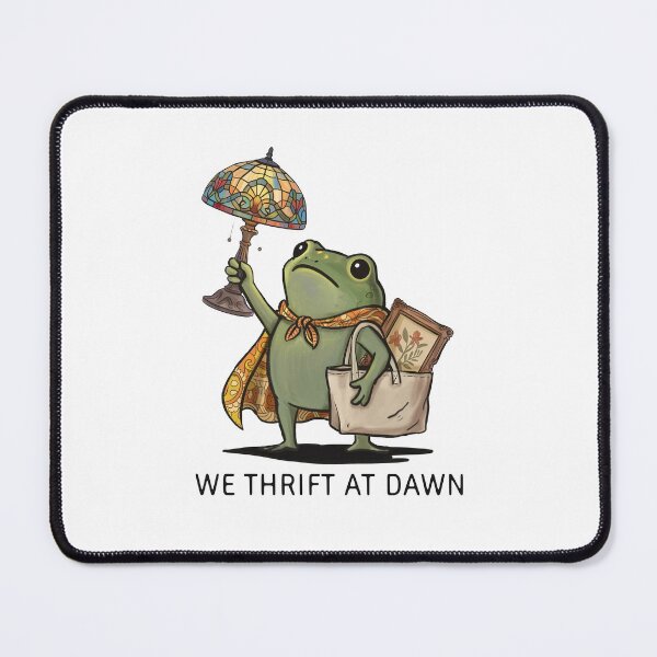 Item preview, We Thrift At Dawn Frog designed and sold by suhairee-studio.