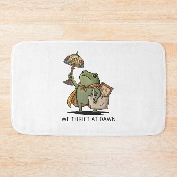 Item preview, We Thrift At Dawn Frog designed and sold by suhairee-studio.