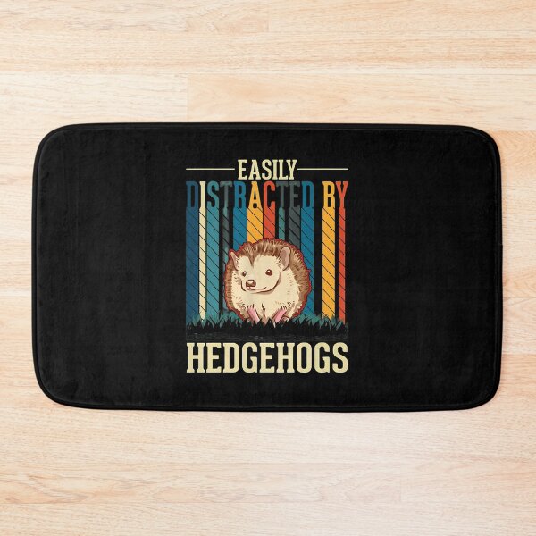 Item preview, Easily Distracted By Hedgehogs Vintage Retro Animal Art designed and sold by hanswe.