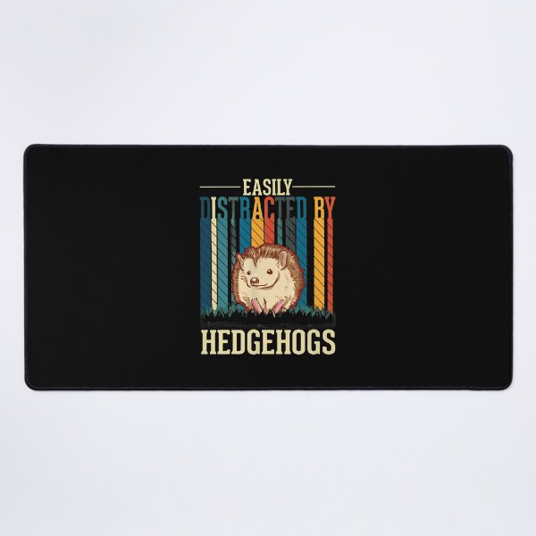 Item preview, Easily Distracted By Hedgehogs Vintage Retro Animal Art designed and sold by hanswe.