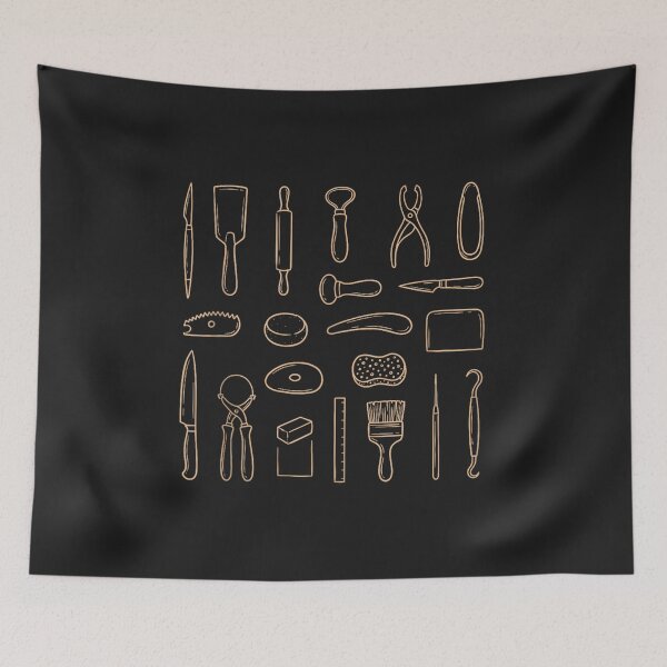 Item preview, Pottery Tools Ceramic Artist Potter Sculptor Clay Crafting designed and sold by abig-eiyana.