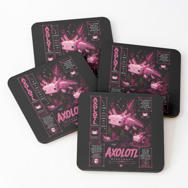 Item preview, Axolotl Friendly Water Buddy Minecraft Art designed and sold by PrestonChild.