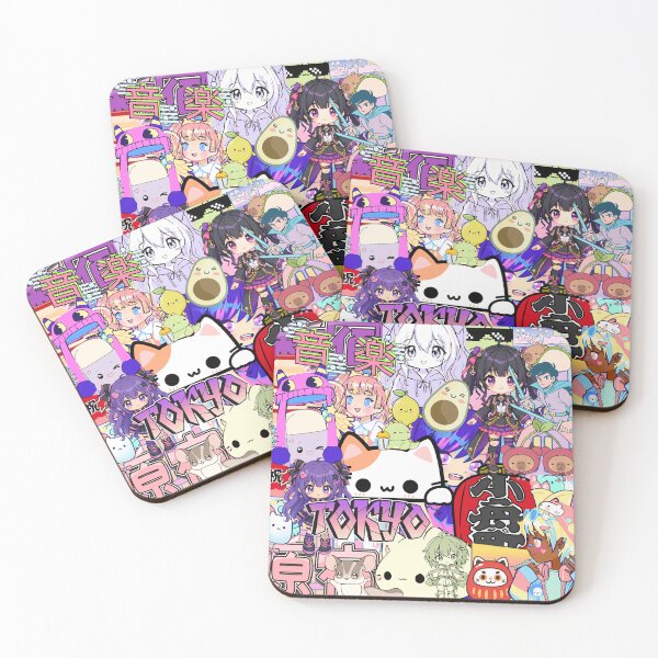 Item preview, Harajuku Kawaii Anime Sticker Bomb Collage Tokyo Streetwear designed and sold by Side By Side Studio.