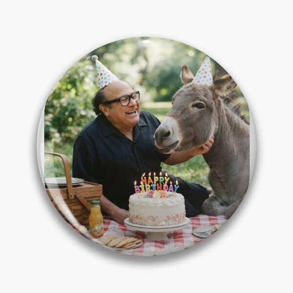 Item preview, Danny devito Donkey picnic donkeys animal pet nature meme memes funny parody christmas birthday  designed and sold by CheeseBlueprint.