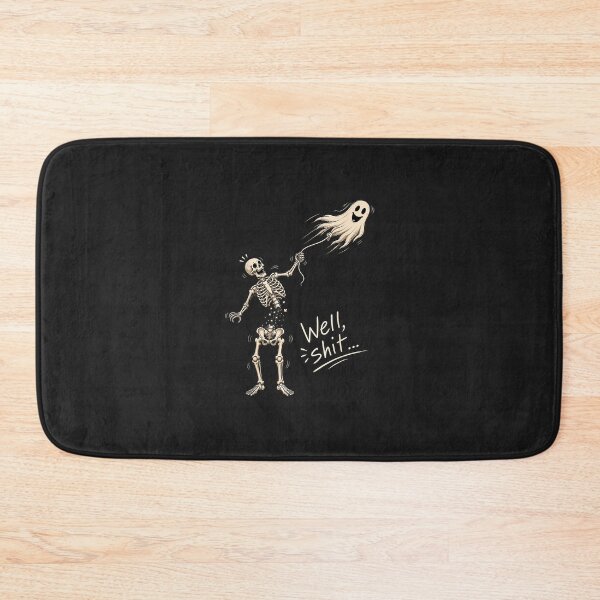 Item preview, Well Shit Skeleton Flying Ghost Balloon Funny Halloween designed and sold by abig-eiyana.