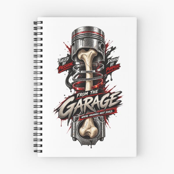 Item preview, Chrome & Bone Piston Mechanic Garage Art | Automotive Engineer Gift designed and sold by SoulFlex.