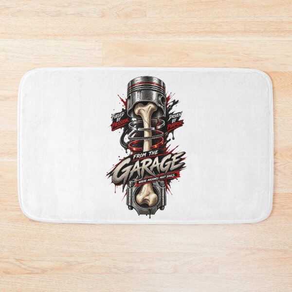 Item preview, Chrome & Bone Piston Mechanic Garage Art | Automotive Engineer Gift designed and sold by SoulFlex.