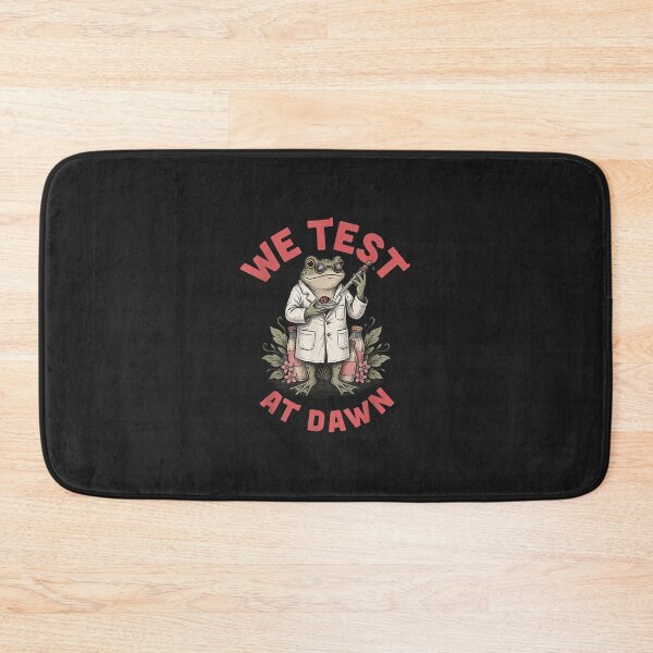 Item preview, We Test At Dawn Dairy Scientist Frog Food Research Technologist designed and sold by abig-eiyana.