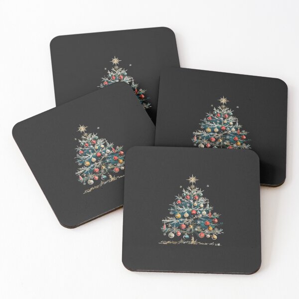 Item preview, Vintage Christmas Tree Retro Mid Century Holiday Xmas Art designed and sold by abig-eiyana.