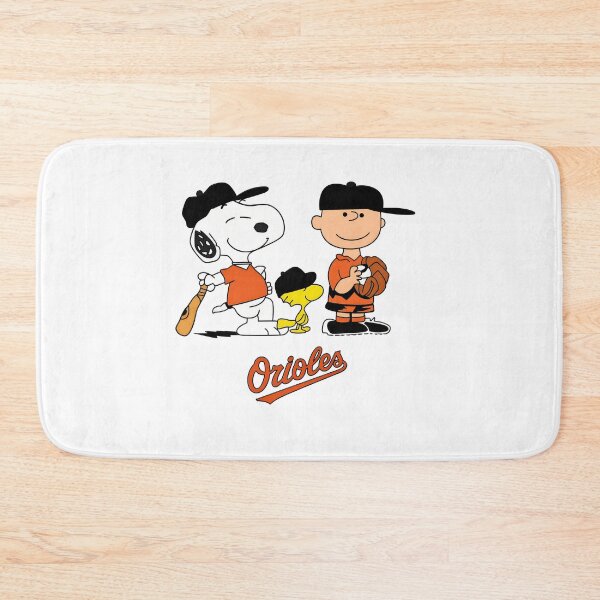 Item preview, Snoopy Woodstock Charlie Brown Baseball Orioles designed and sold by InkforgeAtelier.