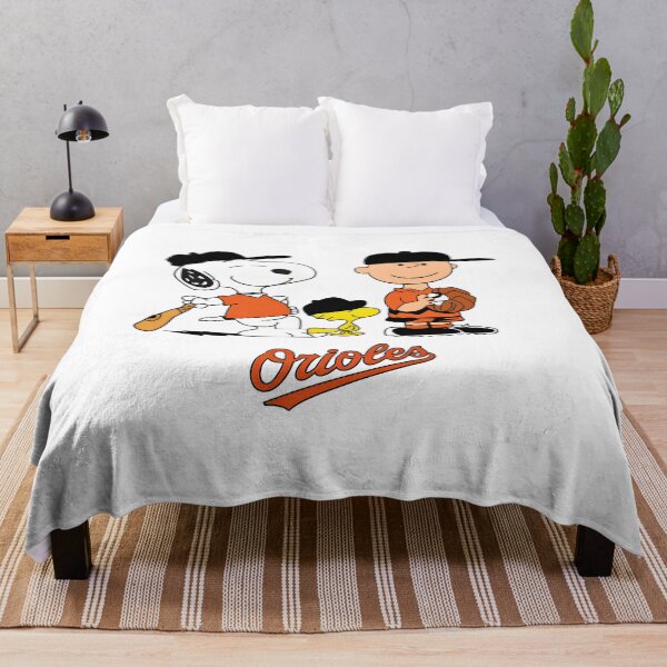 Item preview, Snoopy Woodstock Charlie Brown Baseball Orioles designed and sold by InkforgeAtelier.