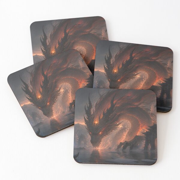 Item preview, Fire Dragon – Bringer of Summer designed and sold by ChromaRune.