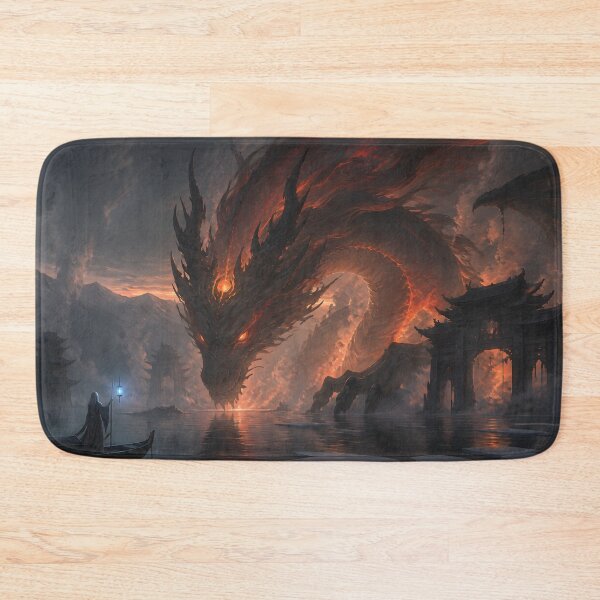Item preview, Fire Dragon – Bringer of Summer designed and sold by ChromaRune.