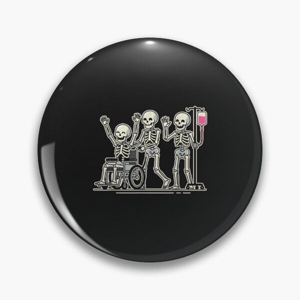 Item preview, Nurse Skeletons Funny Halloween Healthcare Nurse Wheelchair IV Drip designed and sold by abig-eiyana.