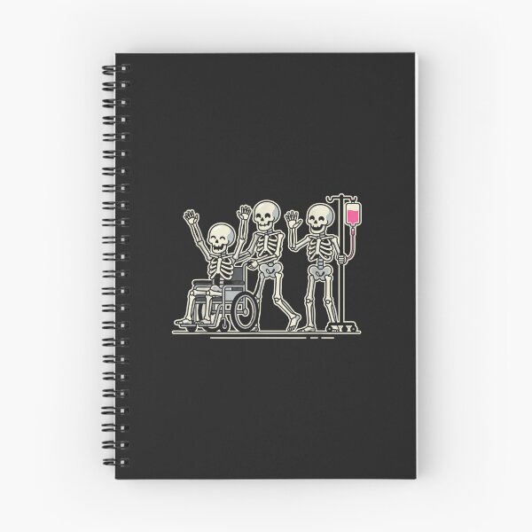 Item preview, Nurse Skeletons Funny Halloween Healthcare Nurse Wheelchair IV Drip designed and sold by abig-eiyana.