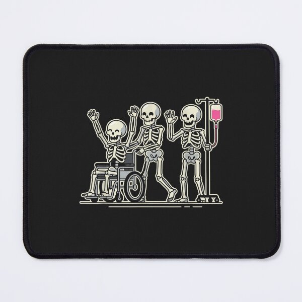Item preview, Nurse Skeletons Funny Halloween Healthcare Nurse Wheelchair IV Drip designed and sold by abig-eiyana.