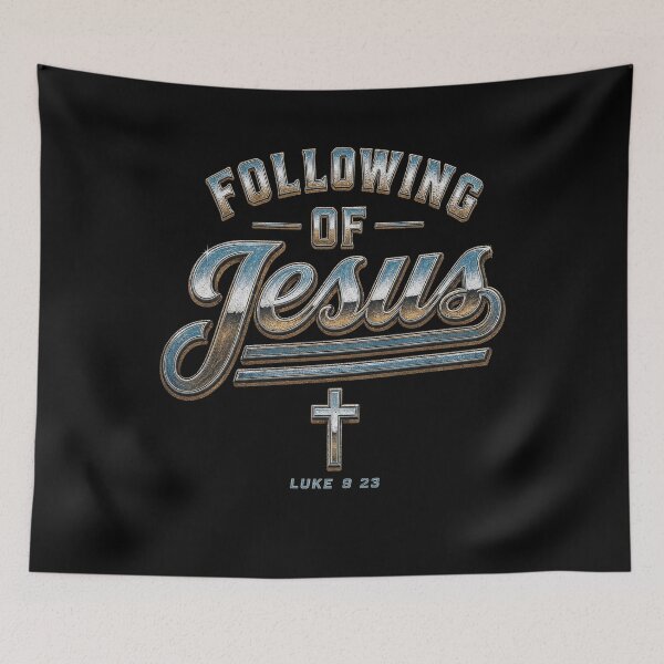 Item preview, Following Of Jesus Luke 9 23 Christian Cross Distressed Vintage designed and sold by JapanSHP7.