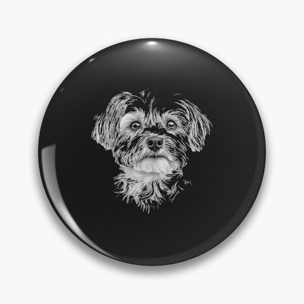 Item preview, Maltese Dog Portrait Detailed Woodcut Sketch Pet Lover designed and sold by abig-eiyana.