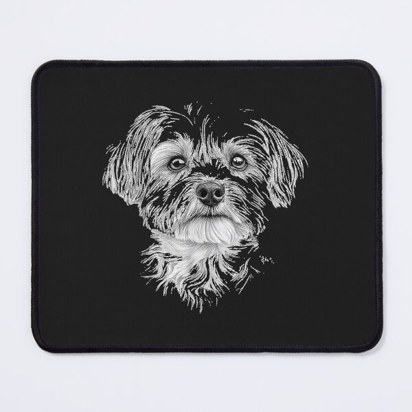 Item preview, Maltese Dog Portrait Detailed Woodcut Sketch Pet Lover designed and sold by abig-eiyana.