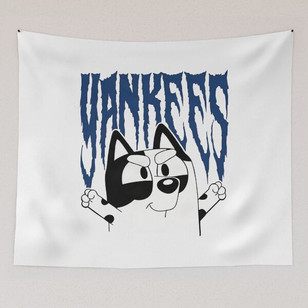 Item preview, Yankees Cartoon Dog Mischief  designed and sold by InkforgeAtelier.