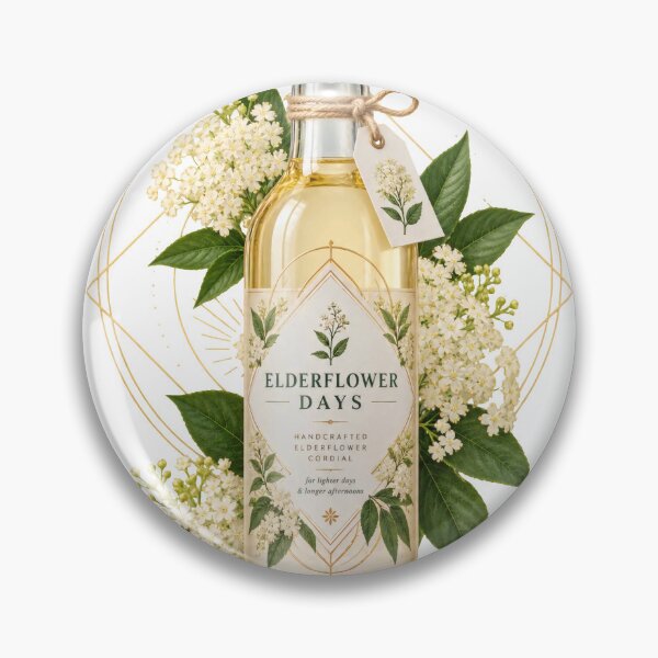 Item preview, Elderflower Days Geometric Balkan Drink designed and sold by OfficialBalkan.