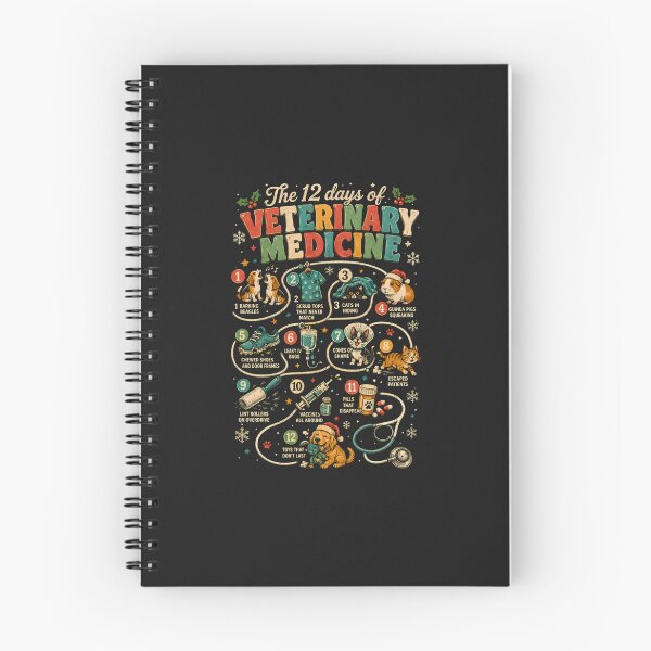 Item preview, 12 Days of Veterinary Medicine Funny Vet Tech Christmas designed and sold by abig-eiyana.