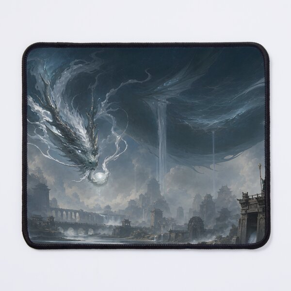 Item preview, Water Dragon – Guardian Who Holds Back the Ocean designed and sold by ChromaRune.