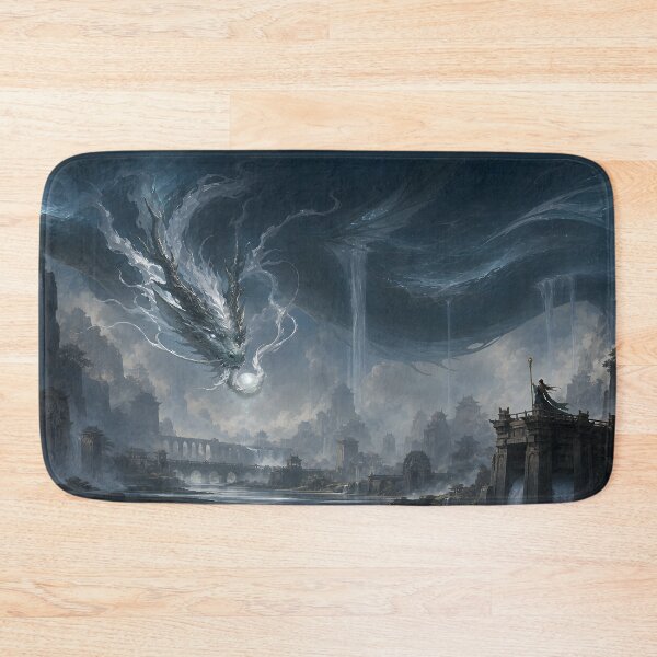 Item preview, Water Dragon – Guardian Who Holds Back the Ocean designed and sold by ChromaRune.
