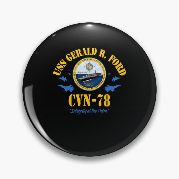 Item preview, USS Gerald R Ford CVN-78 Integrity At The Helm Navy Emblem Graphic designed and sold by Osstaramilua.