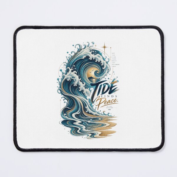 Item preview, Tidal Grain Continuous Line Wave Art | Coastal Ocean Nautical Minimalist Print designed and sold by SoulFlex.
