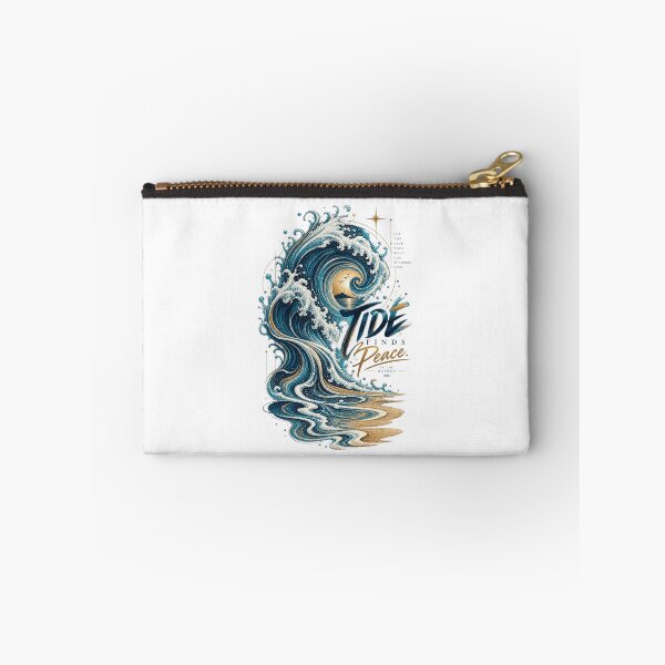 Item preview, Tidal Grain Continuous Line Wave Art | Coastal Ocean Nautical Minimalist Print designed and sold by SoulFlex.