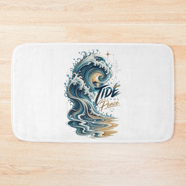 Item preview, Tidal Grain Continuous Line Wave Art | Coastal Ocean Nautical Minimalist Print designed and sold by SoulFlex.