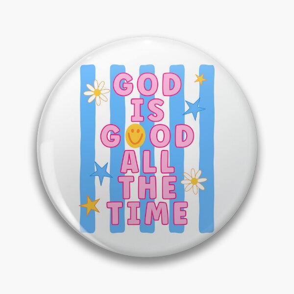 Item preview, God Is Good All The Time Christian Retro Y2k designed and sold by nosu-art-pod.