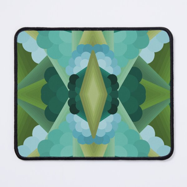 Item preview, Emerald Kaleidoscope Star - Abstract Design designed and sold by JayMakesTiktok.