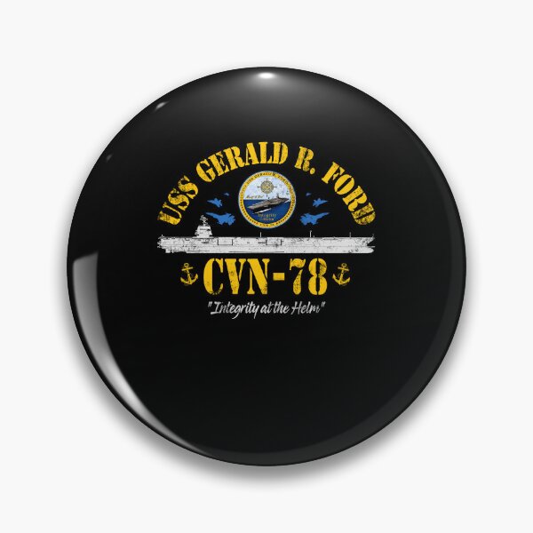 Item preview, USS Gerald R Ford CVN-78 Integrity At The Helm Navy Aircraft Carrier Graphic designed and sold by Osstaramilua.