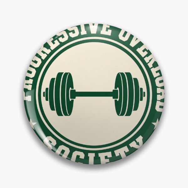 Item preview, Progressive Overload Society Vintage Gym Badge Shirt designed and sold by ys96.