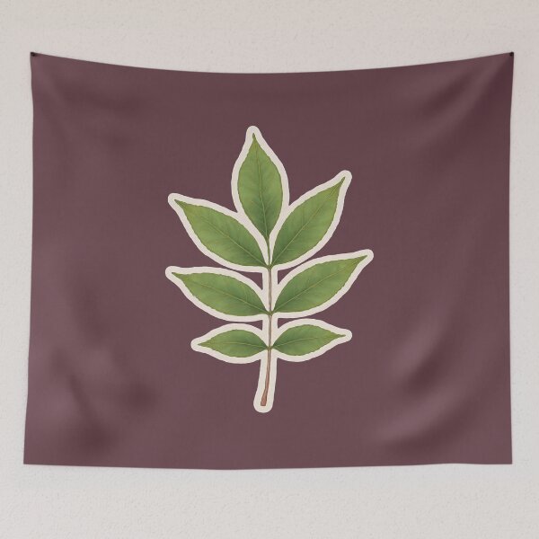 Item preview, Watercolor Botanical Leaves Nature Inspired Collection: Hickory designed and sold by PinUpPizzazz.