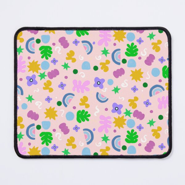 Item preview, Colorful Abstract groovy Modern Playful Design on Black Background designed and sold by Bloomie_Studio .