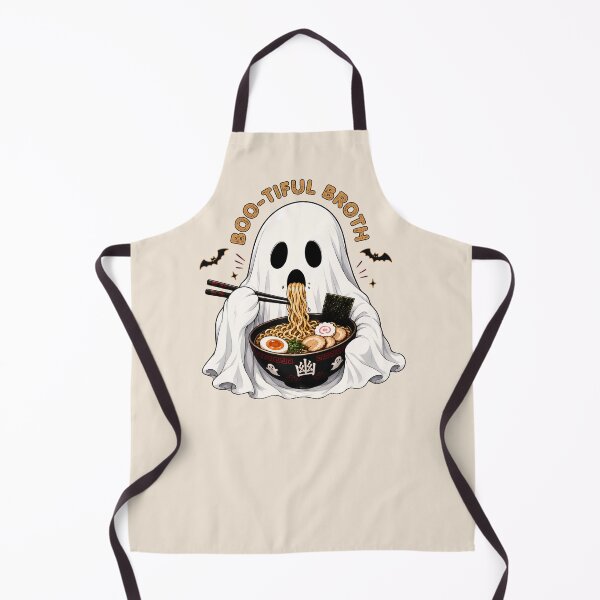Item preview, Spooky Cute Ghost Eating Japanese Ramen Noodles designed and sold by Festive Bug.